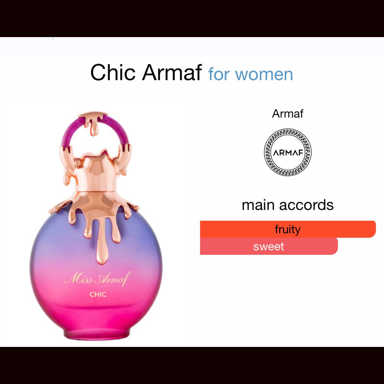 Miss Armaf Chic
